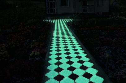 Диодная и светящаяся тротуарная плитка